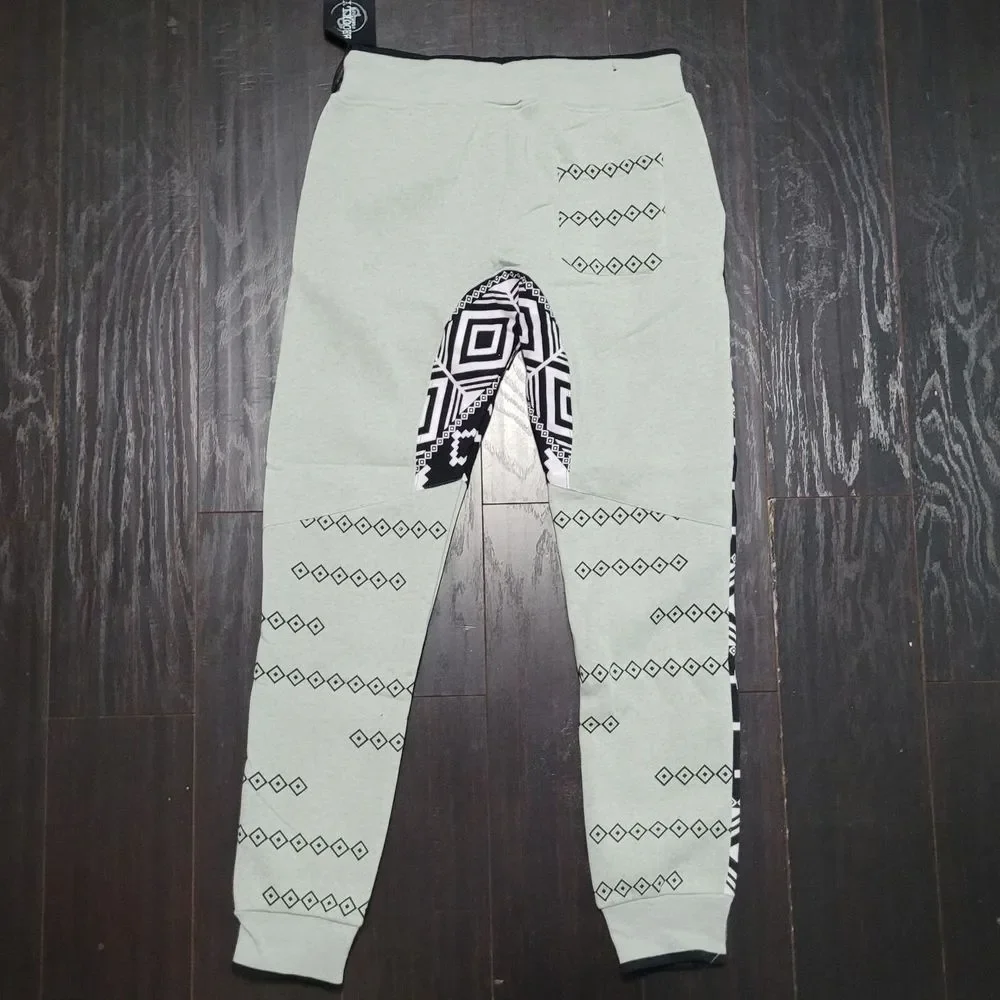 NWT Brooklyn Standard Joggers L (34Wx31L) Adult Fleece Drawstring Slim G…